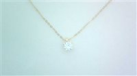 Collier Femme 9KT in Or jaune Cubic Zirconia 9K P.L. ZIRC G 0.80 G